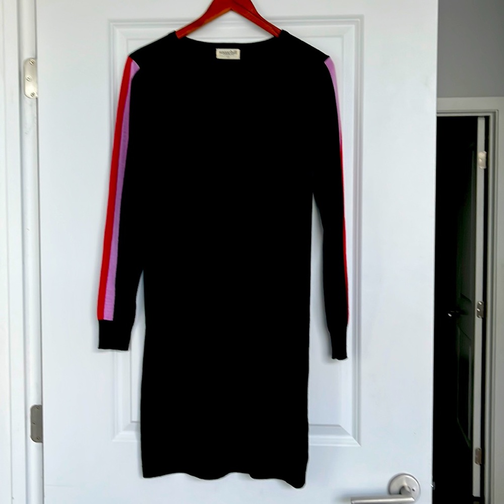 Black sweater dress